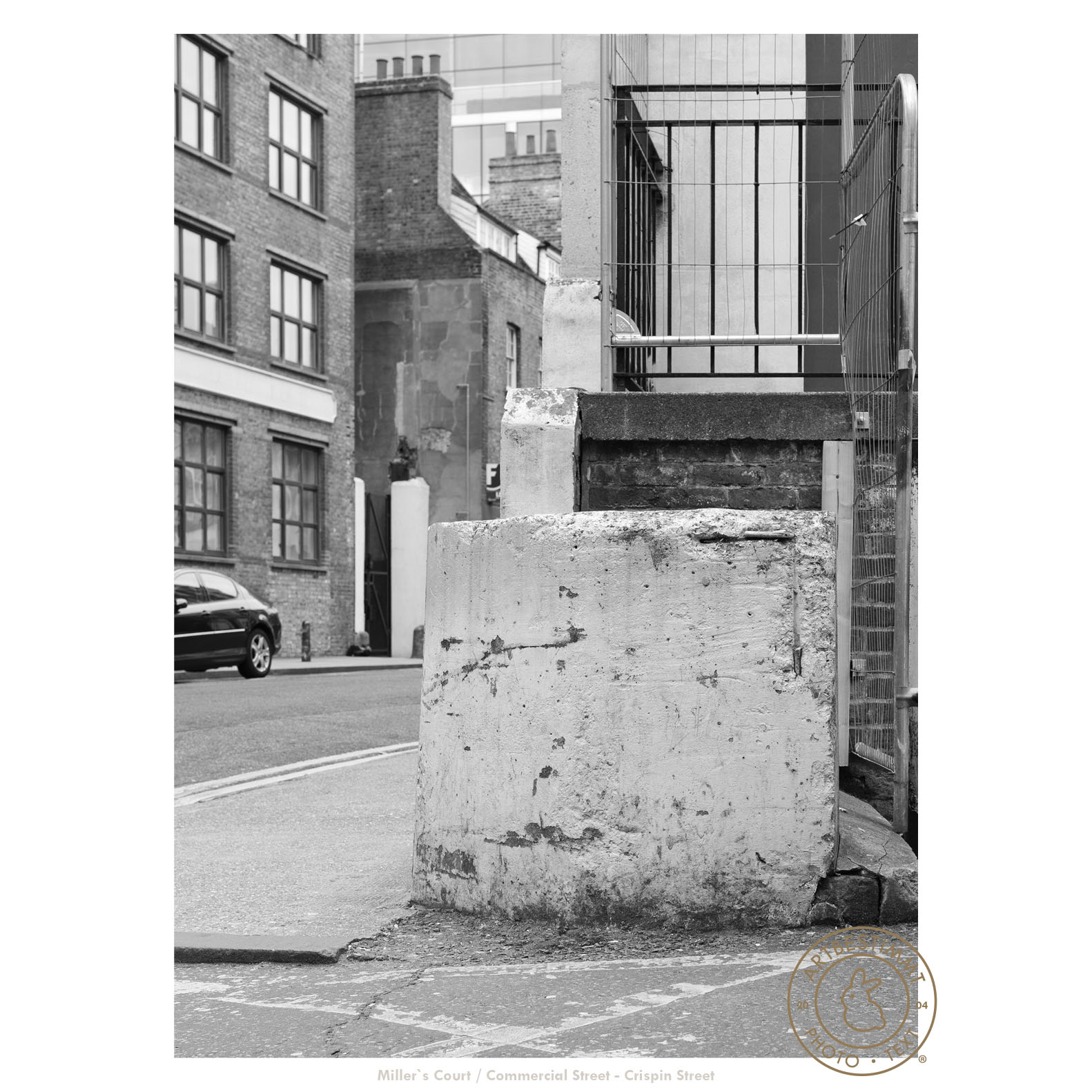 Casebook: Whitechapel, Jack the Ripper, Miller`s Court, Commercial Street, Crispin Street, Spitalfields Market, London
Photo: Christina Rolf / Artbestimmt.photo
Es gelten die Allgemeinen Vertragsgrundlagen Fotodesign.
